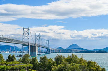 香川と岡山を結ぶ瀬戸大橋