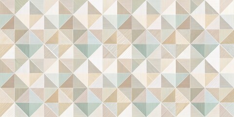 Fototapeta premium Abstract Geometric Pattern with Neutral Tones and Linear Texture