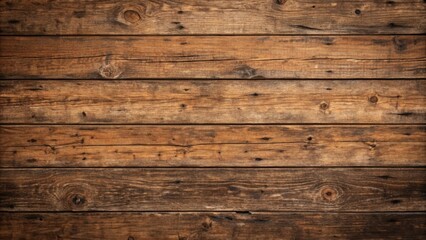Naklejka premium Rustic Weathered Brown Wood Planks Background Texture Image