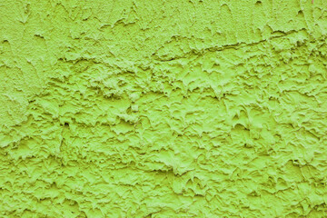  Rough Green texture design on the wall.