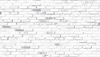 Brick wall wallpaper texture clinker and concrete pattern in old vintage white colour theme under the constuction area, doodle art