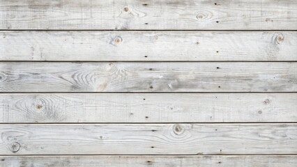 Naklejka premium A Seamless Texture of Weathered Light Gray Horizontal Wooden Planks