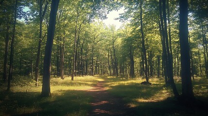 Obraz premium Looking Up at the Canopy