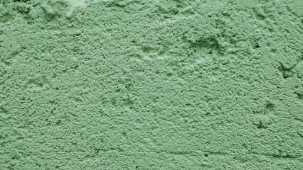  Rough Green texture design on the wall.