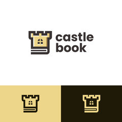 castle book logo vector