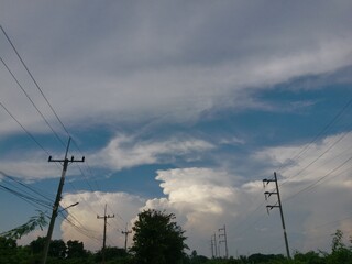 The sky in each place is different.