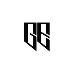 GE monogram logo design letter text name symbol monochrome logotype alphabet character simple logo