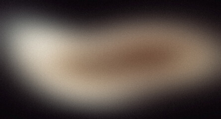Gray brown white dark abstract glowing color wave grainy background. Smooth color flow noisy gradient, vibrant colors, glowing, bright, shine, noise texture backdrop design