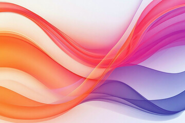 Fototapeta premium Vibrant Abstract Waves with Glowing Neon Lights in Purple, Pink, and Blue, Flowing Fluid Motion in Digital Art