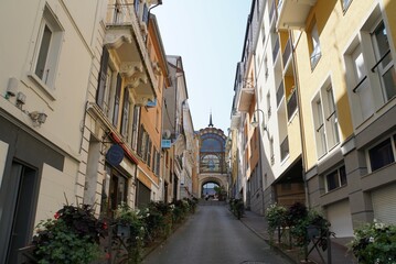 street in Évian-les-Bains - France