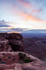 Stunning Sunset Over Canyonlands National Park in Utah