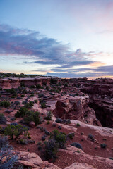 Breathtaking View of Utah Canyon During Majestic Sunset