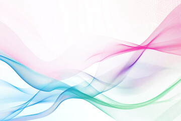 Naklejka premium Colorful Light Trails with Glowing Neon Waves and Vibrant Energy Flow