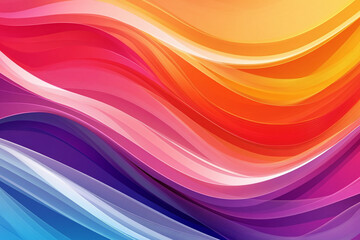 Obraz premium Colorful Light Trails with Glowing Neon Waves and Vibrant Energy Flow