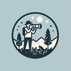 illustration of a photographer