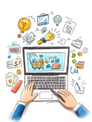 Analysis and ideas about business idea To increase efficiency in marketing Including in-depth reporting and strategic decisions
