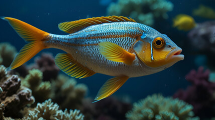 Obraz premium fish in aquarium