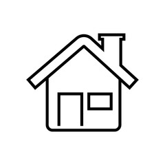Home fill line icon