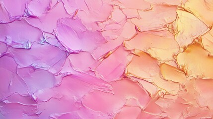 Obraz premium Colorful Abstract Background with Textured Paint Layers in Shades of Pink, Orange, and Purple for Creative Design and Art Projects