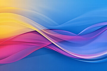 Obraz premium Colorful Light Trails with Glowing Neon Waves and Vibrant Energy Flow