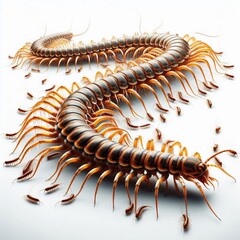 Centipede's Many Legs Countless tiny legs move in unison as a ce