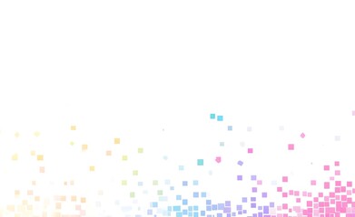 Colorful Gradient Background with Small Squares