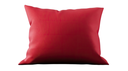 Crimson Comfort: A rich, crimson square throw pillow, perfect for adding a pop of color and texture to any room. 