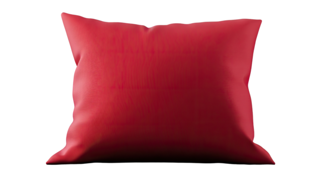 Crimson Comfort: A rich, crimson square throw pillow, perfect for adding a pop of color and texture to any room. 