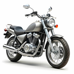 motor bike in white background
