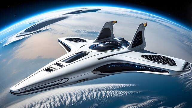 Hyper soni jet in space 