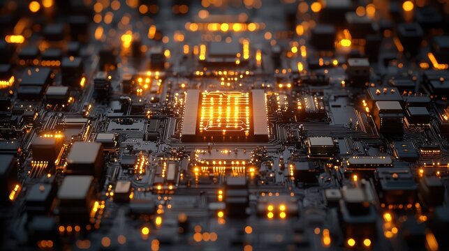 Exploring quantum computing close-up image of a quantum computer in a high-tech environment for enhanced understanding