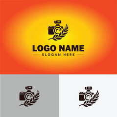 Media production icon Content creation Media development Production studio flat logo sign symbol editable vector