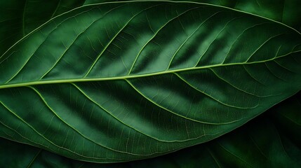 Obraz premium Green leaves background Green leaves texture. Nature background Green leaves background