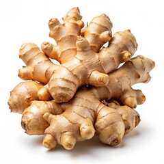 ginger root isolated on white background