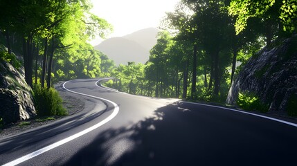 Fototapeta premium Enhancing Engine Performance for Touge Racing