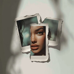 Moodboard Mockup for Creative Photography Portfolio and Showcase Elements