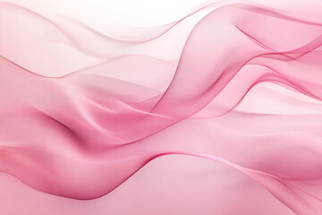 Obraz premium Abstract Fluid Motion with Pink and Golden Waves