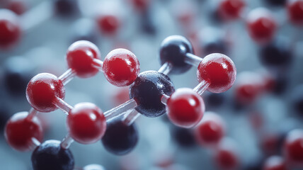 A 3D model of the Ha O molecule, with accurate representation of the bonds and angles between hydrogen and oxygen atoms