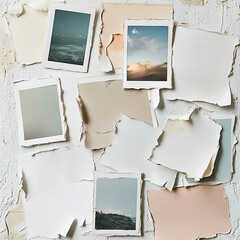 Moodboard Mockup for Creative Photography Portfolio and Showcase Elements