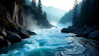 The Adventurous Current Serene Flow