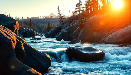 The Adventurous Current Serene Flow