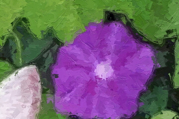 Obraz premium Oil paintings and various flowers, roses, peonies, cats and dogs, abstract flowers, and beauty