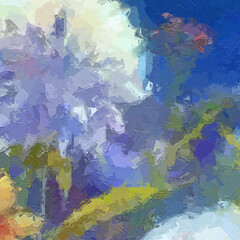 Oil paintings and various flowers, roses, peonies, cats and dogs, abstract flowers, and beauty