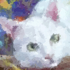 Oil paintings and various flowers, roses, peonies, cats and dogs, abstract flowers, and beauty