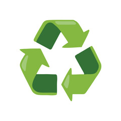 Obraz premium Recycle symbol icon. Universal recycling symbol isolated on white background. 