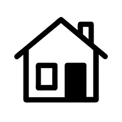 home icon on white background