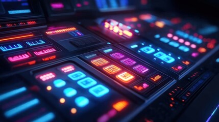 Futuristic Control Panel
