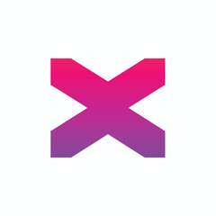 Fototapeta premium design logo V Shaped Letter X Icon