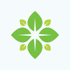 green people healty logodesign modern