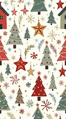 Christmas seamless pattern